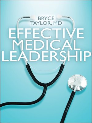 cover image of Effective Medical Leadership